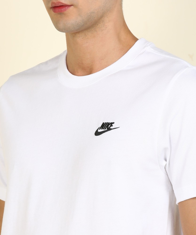 Nike Club T-Shirt BLACK/WHITE - Vêtements T-shirts manches courtes