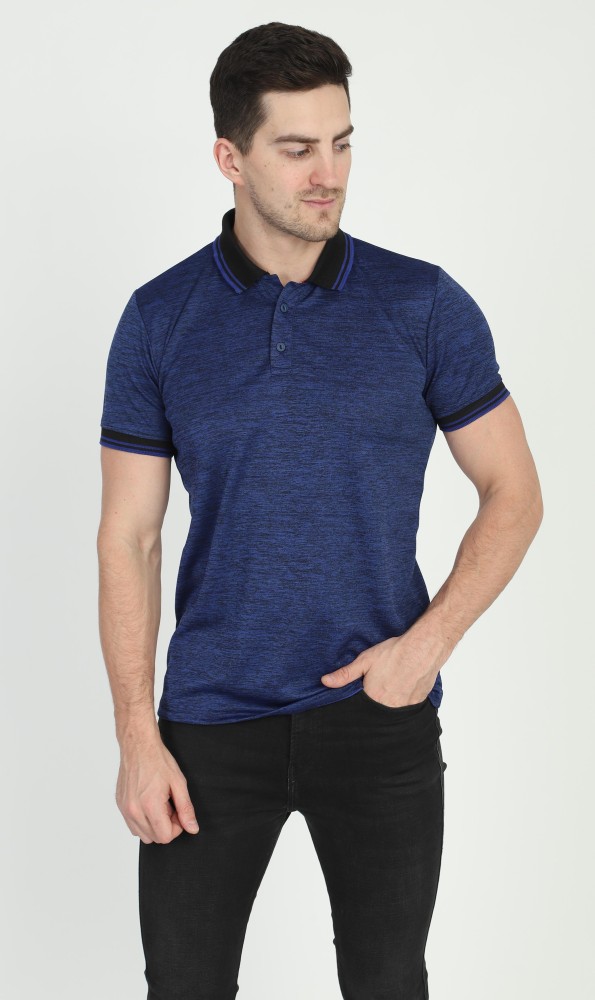 PR Solid Men Polo Neck Multicolor T Shirt