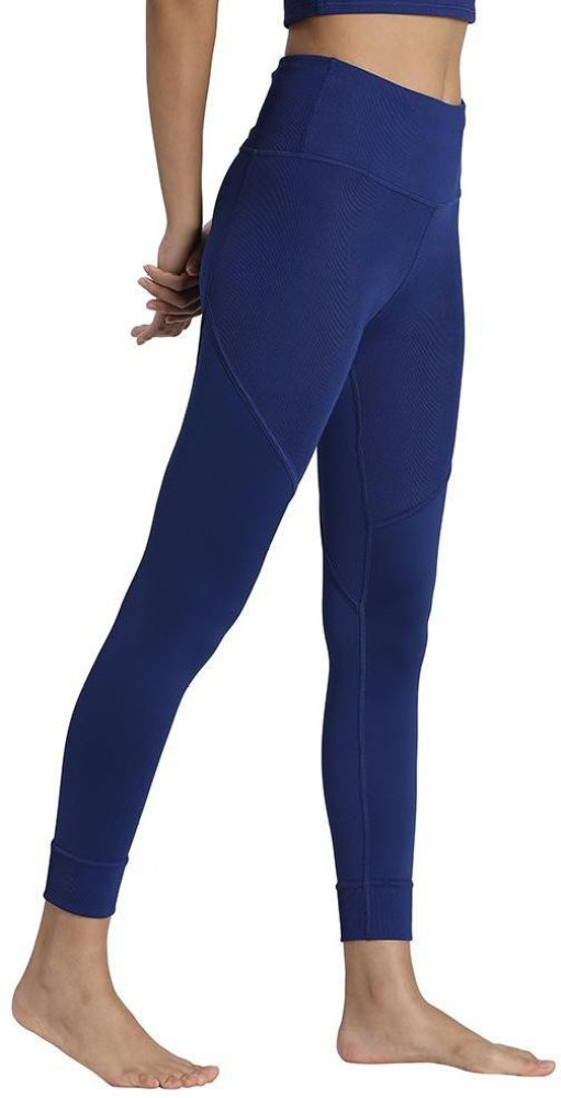 PUMA Solid Women Blue Tights - Buy PUMA Solid Women Blue Tights Online at  Best Prices in India