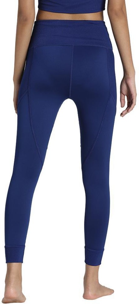 PUMA Solid Women Blue Tights - Buy PUMA Solid Women Blue Tights