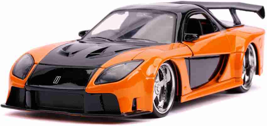 Jada Fast and Furious 1 24 Han s Mazda RX 7 Diecast Car Toys for