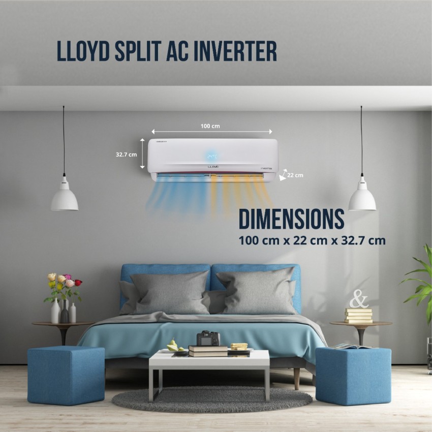 lloyd hot & cold inverter split ac gls18h36wrel