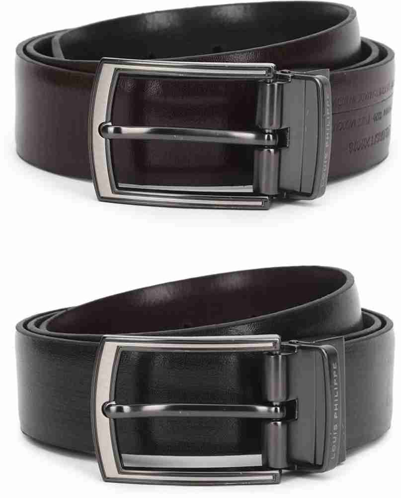 LOUIS PHILIPPE Women Casual Purple Genuine Leather Reversible Belt Purple -  Price in India