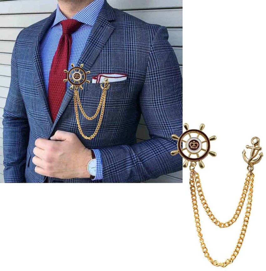 Anchor hotsell brooch pin