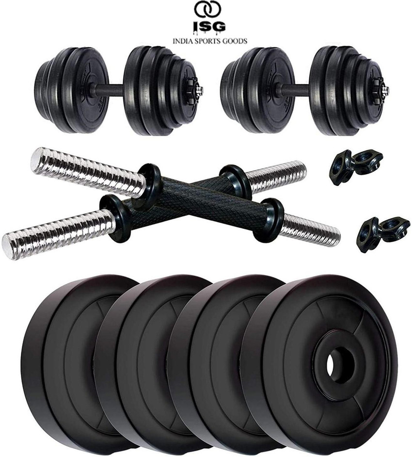 ISG India Sports Goods 20Kg Adjustable Dumbbell Adjustable