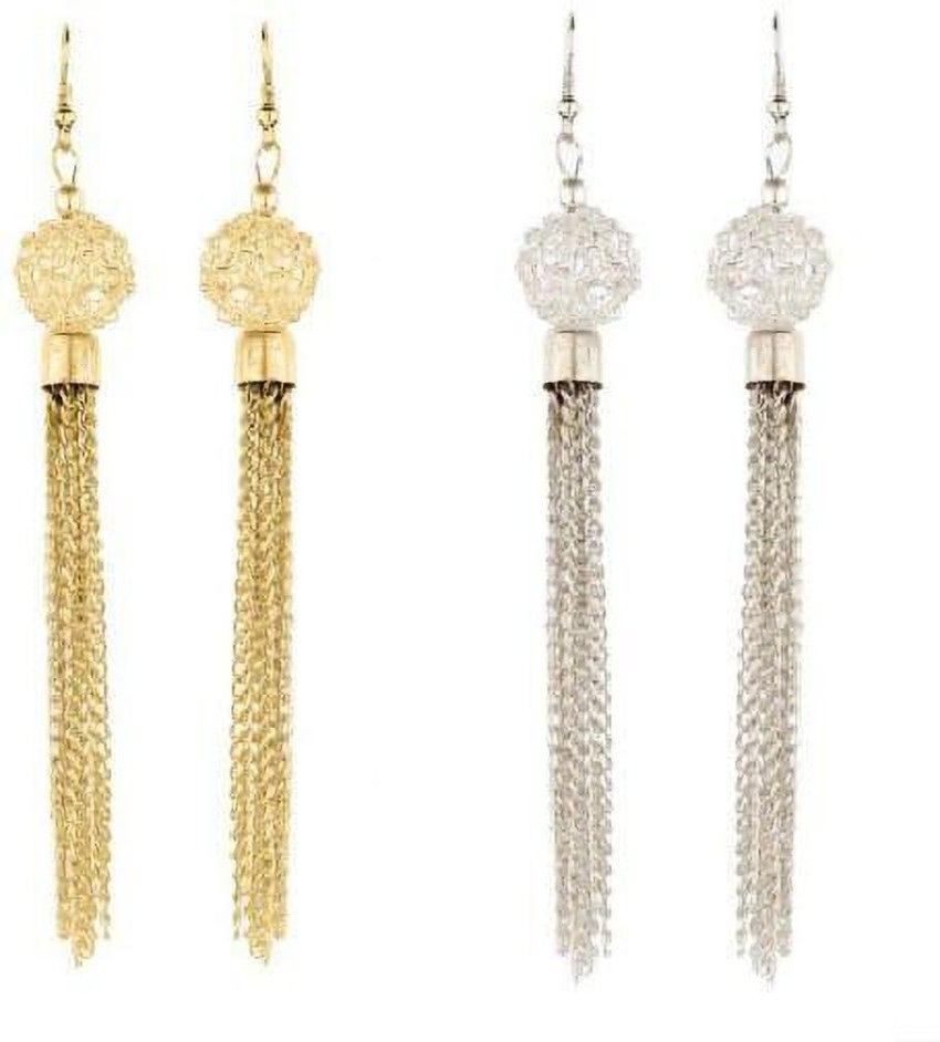 LAIDA earringsethnic  Buy LAIDA GoldPlated Handcrafted Jhoomar Style Heavy  Earrings Online  Nykaa Fashion