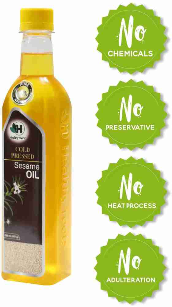 Sesame oil 1L  AATHITHYA HERBAL Wood pressed / Cold pressed oil