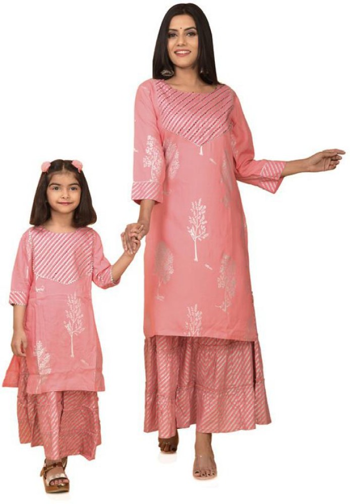 Mother and 2025 daughter dresses flipkart