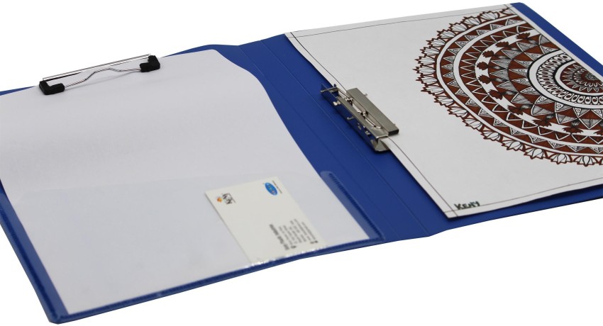 Kebica Plastic Display Book File Folder A4 Size 20 Leaf  Pockets Pack of 2 - Display Book File Folder A4 Size 20 Leaf Pockets Pack  of 2