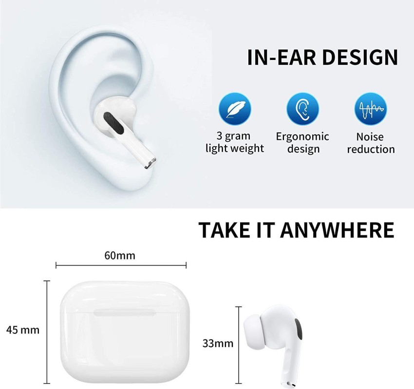 Buy SKYPHR Airpods Pro 2 Generation Bluetooth In Ear White Color