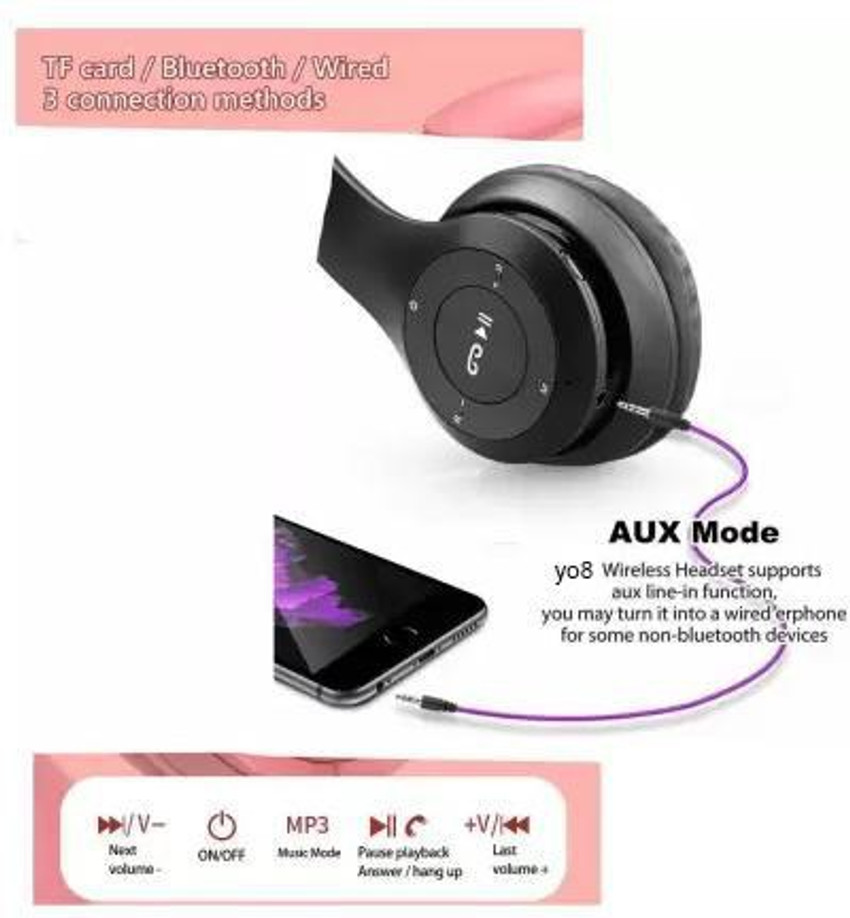 Yo8 stereo 2025 headphone