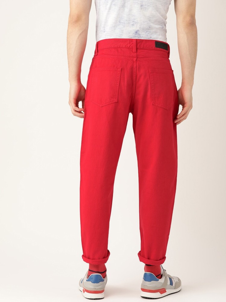 United Colors of Benetton Regular Men Red Jeans - Buy United Colors of  Benetton Regular Men Red Jeans Online at Best Prices in India