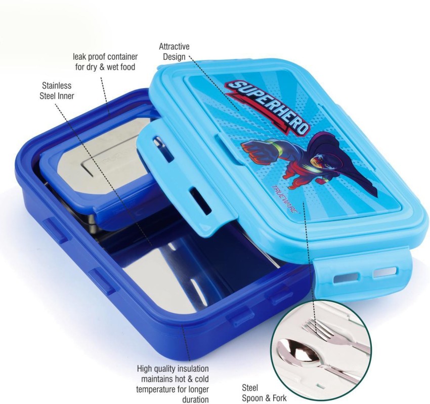 Trueware Bon Bon Insulated Lunch Box - Air Tight, Leak Proof, 300 ml