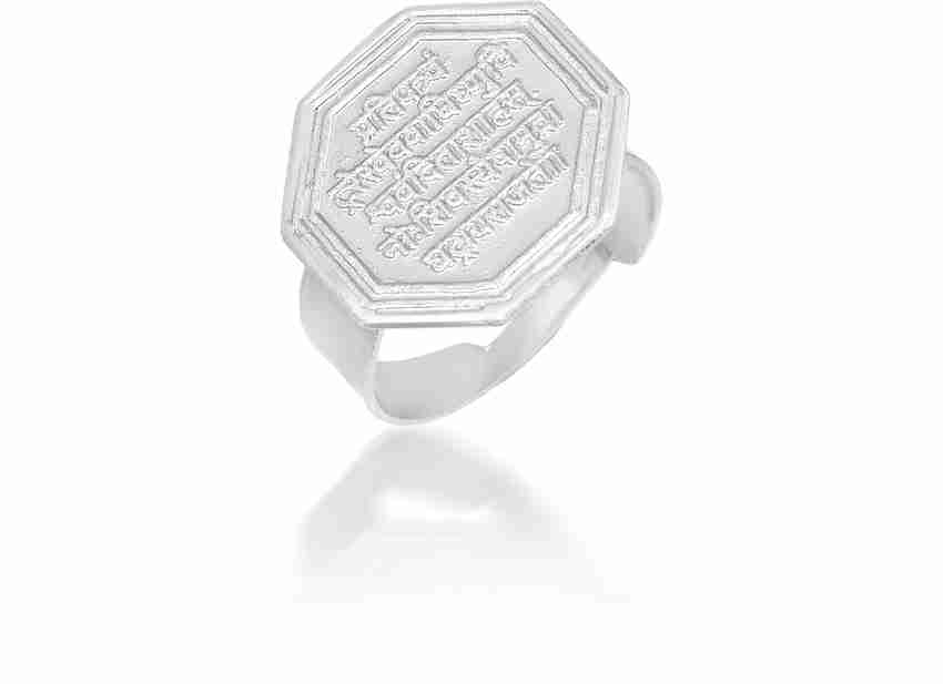 Rajmudra silver ring on sale