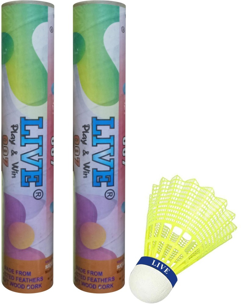 LIVE Play and Win Badminton Plastic ShuttleCock Plastic Shuttle - Green - Buy LIVE Play and Win Badminton Plastic ShuttleCock Plastic Shuttle - Green Online at Best Prices in India