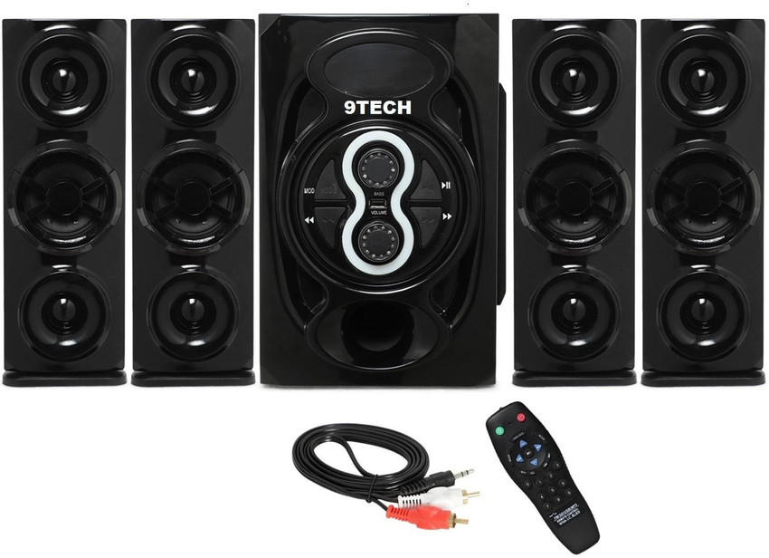 Buy 9 TECH 8 MODEL 4.1 COMPUTER MULTIMEDIA SPEAKERS 18000 W