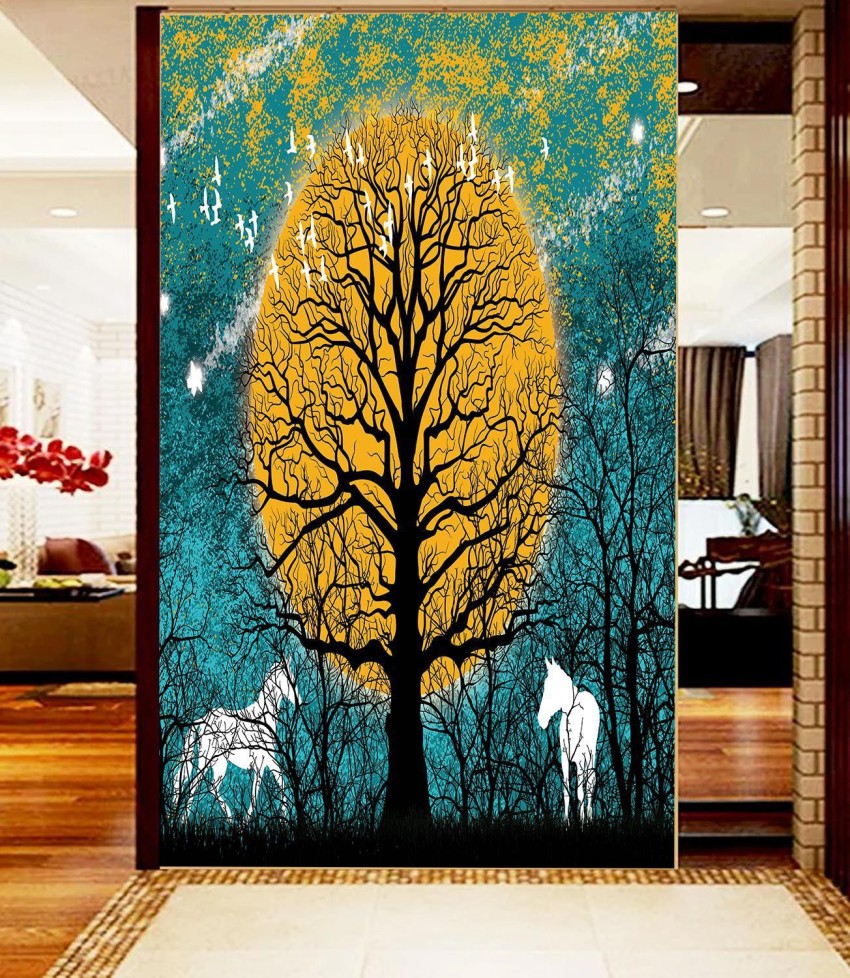 AY FASHION 71.12 cm 3D Wallpaper Large painting Wall Sticker Self Adhesive  Vinly Print Decal for Living Room, Bedroom, Kids, office ,Hall etc,_02 Self