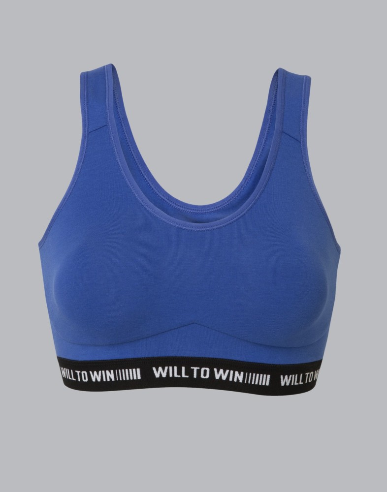 VAN HEUSEN Proactive Women Cobalt Solid Antibacterial Wireless Sports Bra  Women Sports Non Padded Bra - Buy VAN HEUSEN Proactive Women Cobalt Solid  Antibacterial Wireless Sports Bra Women Sports Non Padded Bra