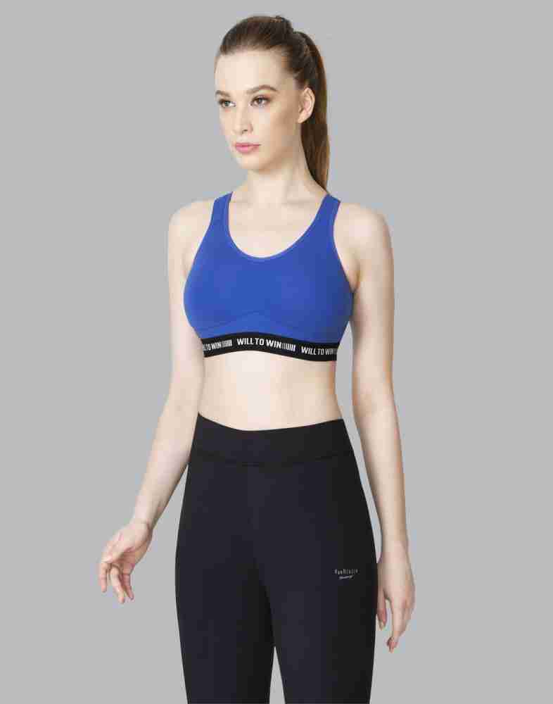 Buy Madam Antibacterial Wireless Non Padded Slip on Sports Bra