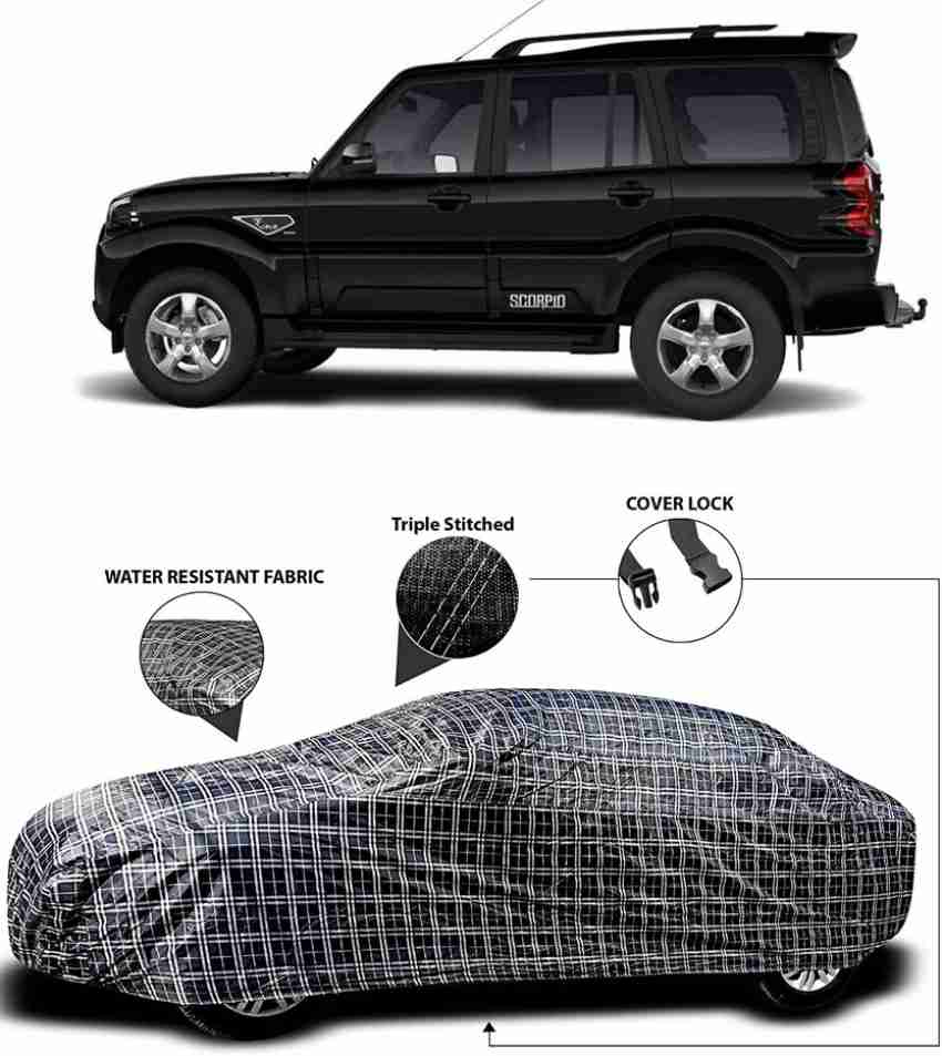 Elegance Car Cover For Mahindra Scorpio (Without Mirror Pockets) Price in  India - Buy Elegance Car Cover For Mahindra Scorpio (Without Mirror  Pockets) online at