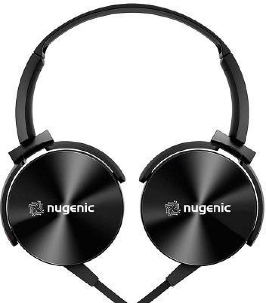 NUGENIC Over Ear Wired Lightweight Headphones Deep Bass in