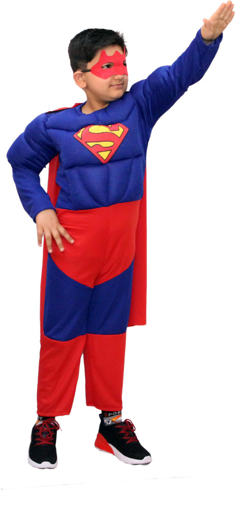 KAKU FANCY DRESSES Superman Kids Costume Wear Price in India Buy KAKU FANCY DRESSES Superman Kids Costume Wear online at Flipkart