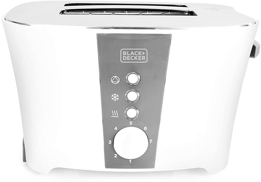 BLACK DECKER 2 Slice Pop up Toaster 800W ET122 800 W Pop Up