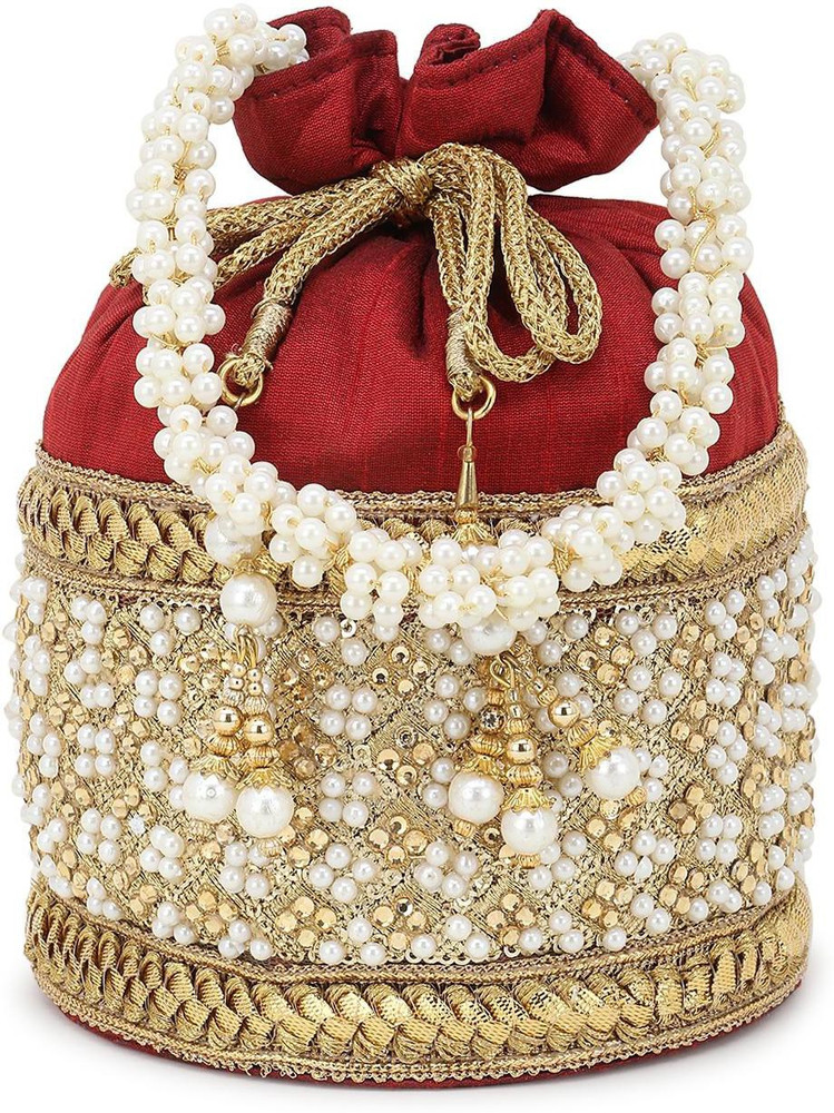 Bag Boutique PO 17 Potli Maroon Price in India Flipkart