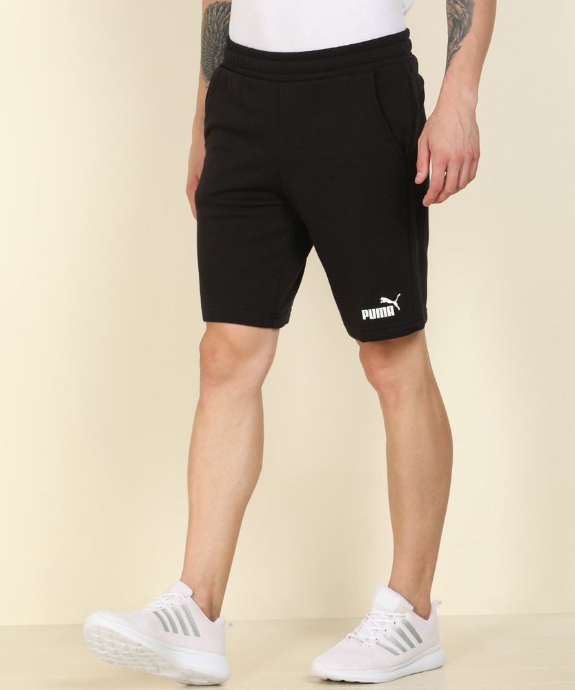 PUMA Solid Men Black Regular Shorts Buy PUMA Solid Men Black