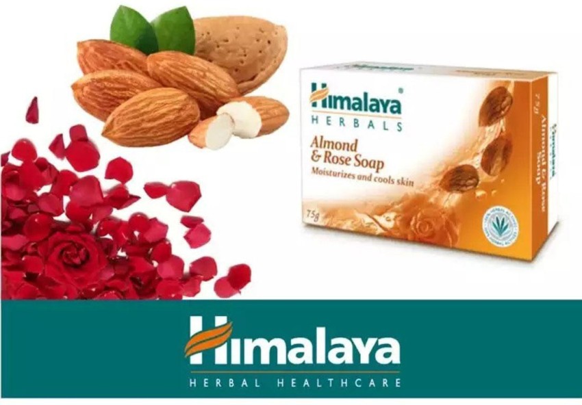 HIMALAYA Soap Almond Rose SINCE 1930 Moisturizes and cools skin