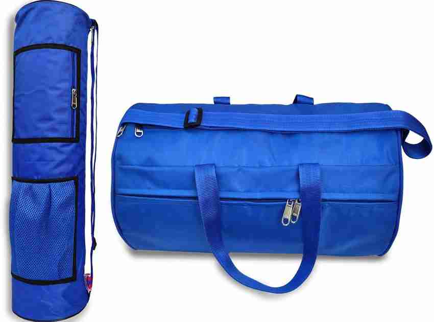 PANCHTATAVA Trendy Yoga Mat Cover Yoga Mat Bag with Blue Duffel