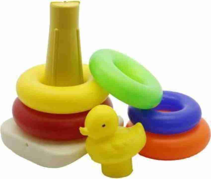 NAVRANGI Duck Stacking Ring 5 Rings For Kids - Duck Stacking Ring