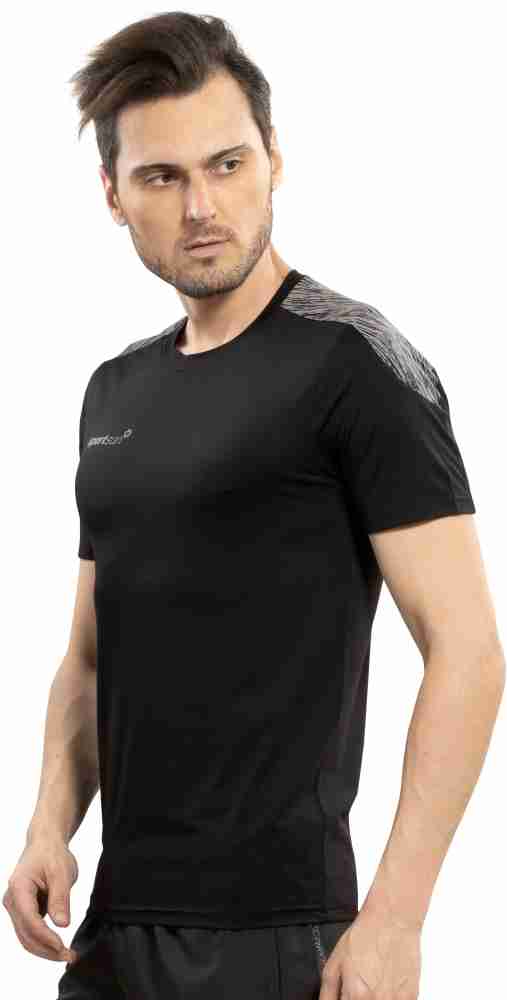 Sport Sun Printed Men Round Neck Black T-Shirt - Buy Sport Sun Printed Men  Round Neck Black T-Shirt Online at Best Prices in India