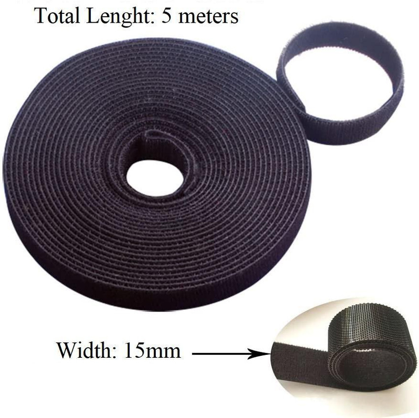 SYGA Reusable Cable Straps Cable Ties Hook Loop Nylon Fastening