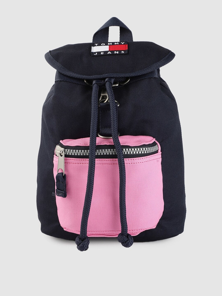 TOMMY HILFIGER Women HERITAGE SM FLAPBackpack 23 L Backpack Blue Price in India Flipkart