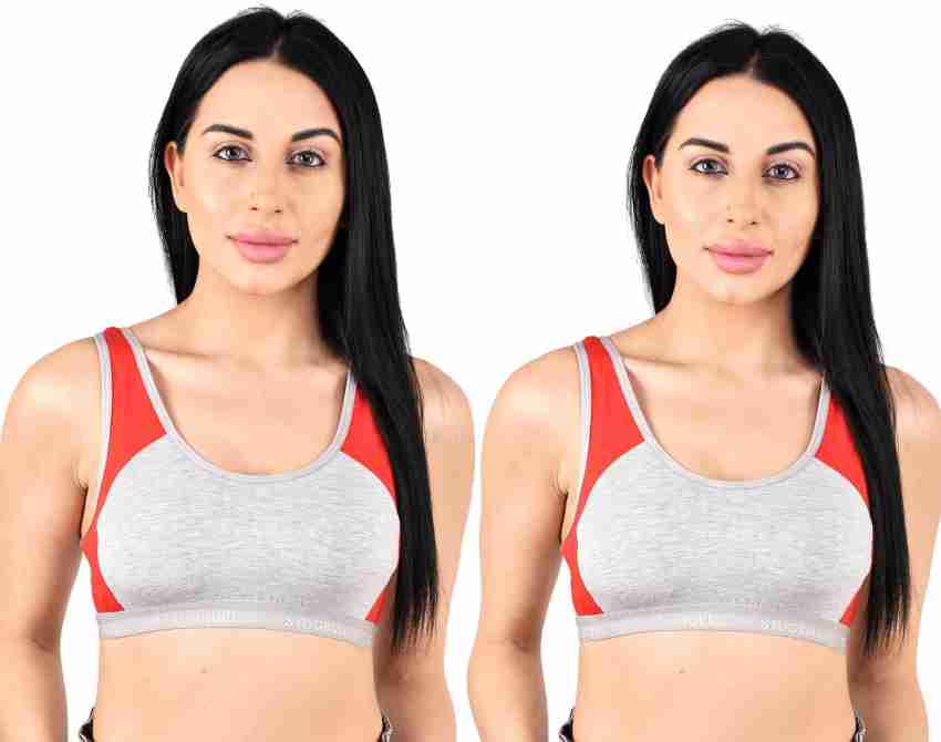 STOGBULL Cotton Lycra Sports Bra for Gym Yoga Exercise Running Workout  Regular Daily Use Women Sports Non Padded Bra - Buy STOGBULL Cotton Lycra  Sports Bra for Gym Yoga Exercise Running Workout