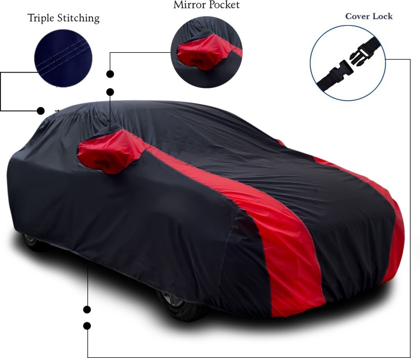 APNEK Car Cover For Nissan NOTE (With Mirror Pockets) Price in