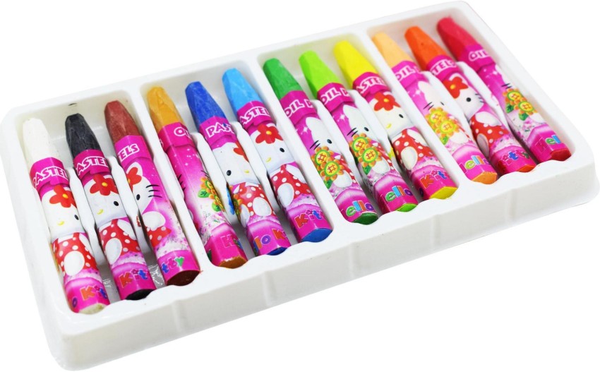 Asera Oil Pastels Colors in Different Cartoon Characters for  Kids (5 Packs) 