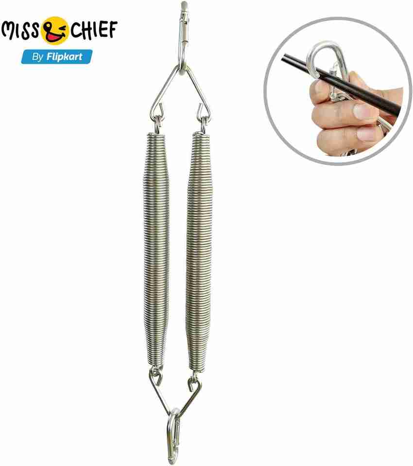 Miss Chief Baby Kids Stainless Steel Baby Cradle Spring Spring