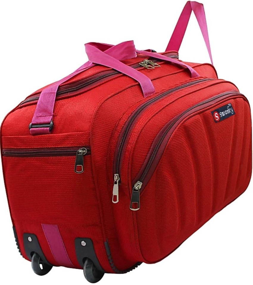 Weelza Duffle Luggage (Expandable) High Quality Stylish Duffel Bag/Travel  Bag/Wheel Bag/Luggage Bag Duffel With Wheels (Strolley) Rs.393 @ Flipkart