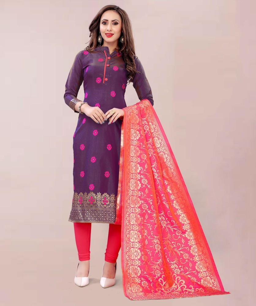 Divastri Jacquard Self Design Kurta & Churidar Material Price in