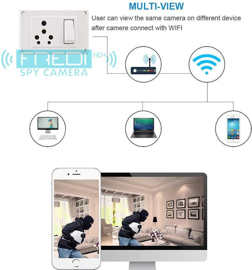 4K Wifi Spy Camera Is Hidden In AC Wall GFCI