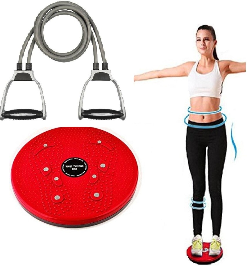 SIDHMART Gym Accessories Set 3 PC Abs Exercise Gym Equipment For