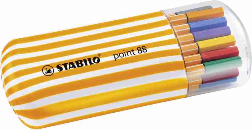 STABILO POINT 88 FINELINER PEN 47 COLORS 0.4mm (SET of 5)