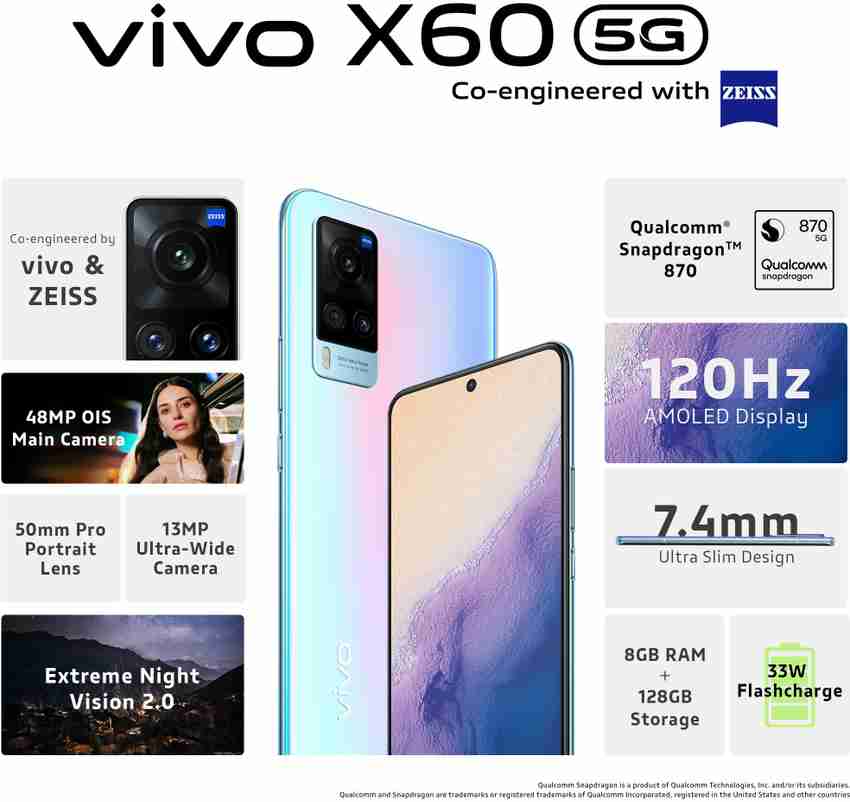 vivo X60 ( 128 GB Storage, 8 GB RAM ) Online at Best Price On  