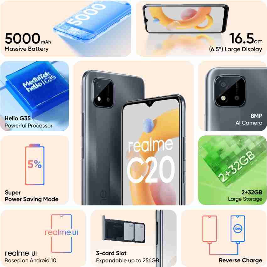 realme c20 features