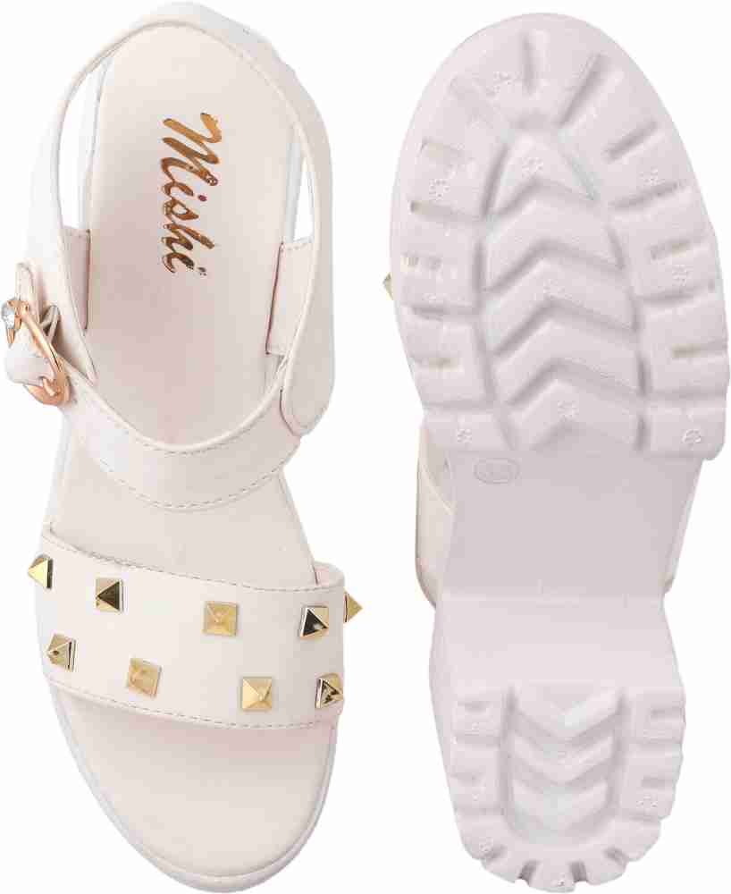 MISHI Women White Heels Buy MISHI Women White Heels Online at