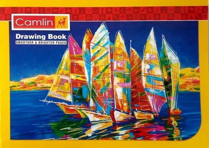 Camlin Drawing Books, A4 book size of 21 cm x 29.7 cm