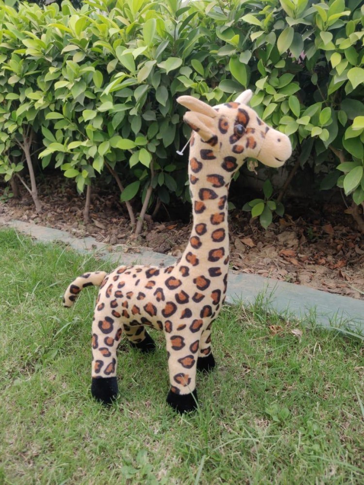 Giraffe Plush Toy Good Resilience Soft Cotton Giraffe Toy For Age 3 Years  Old K