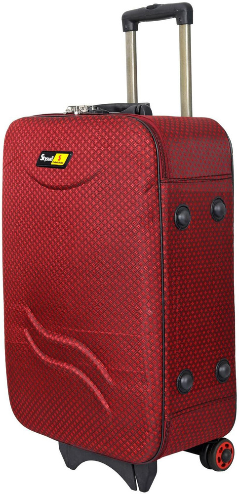 Skysun Lightweight Antiscratch Trolley Bag Polyester Suitcase with